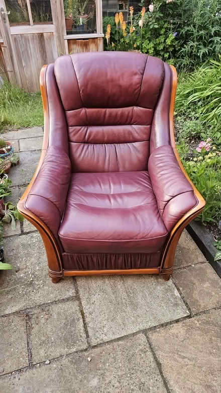 Photo of free Leather Armchair (Halesworth IP19) #1