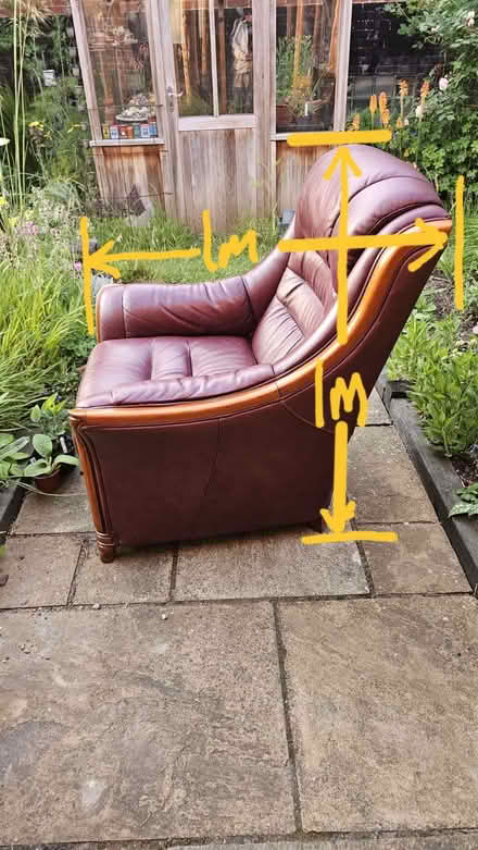 Photo of free Leather Armchair (Halesworth IP19) #4