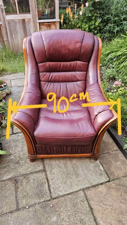 Photo of free Leather Armchair (Halesworth IP19) #2