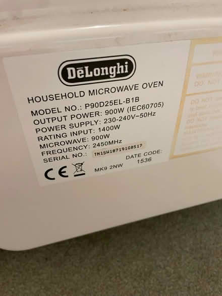 Photo of free Microwave - used (Trull) #3
