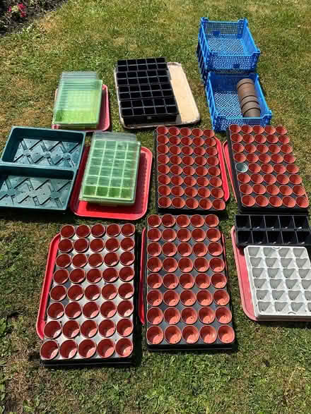 Photo of free Seed Pots Trays & Covers (Cheshunt EN7) #1