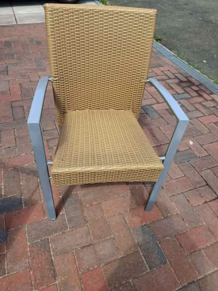 Photo of free 2 x plastic chairs (Norbiton KT1) #2