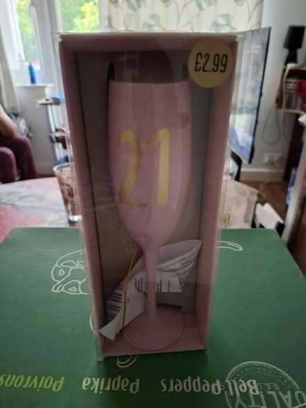 Photo of free 21st Champagne flute 🥂 (CB5 8PA) #1