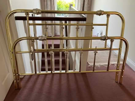 Photo of free King size bed and bedding (TQ5) #1