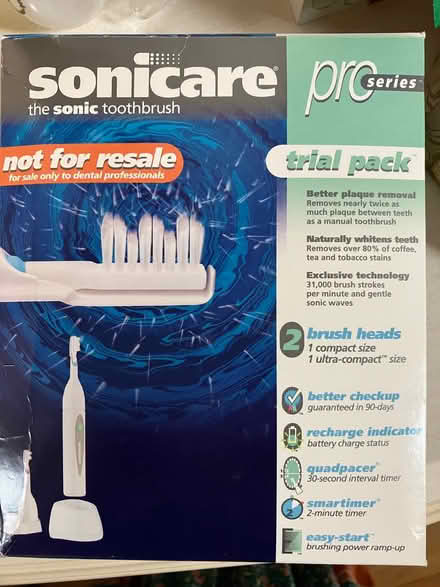 Photo of free Sonicare Toothbrush (Bilton HG1) #1