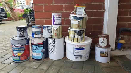 Photo of free Selection of paints and varnish (Kenton NE3) #1