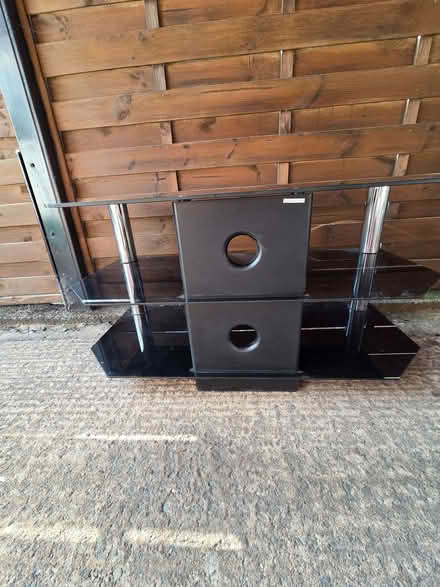 Photo of free Glass TV stand (Carlisle CA1) #1