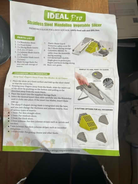 Photo of free Vegetable slicer/chopper (Heysham, Morecambe, LA3) #1