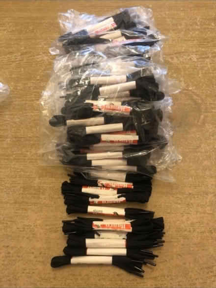 Photo of free Small Black Shoe Laces 45cm long (Cheshunt En8) #1