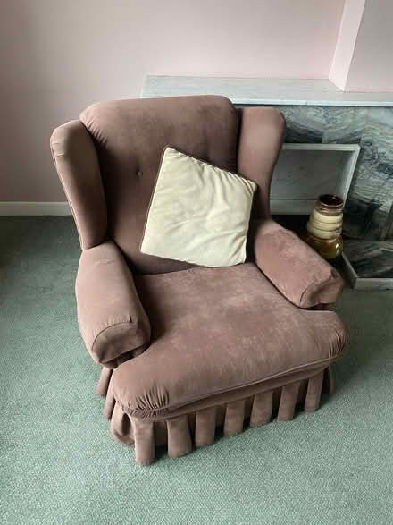 Photo of free Sofa and armchair old but good (Greystones) #3