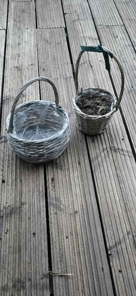 Photo of free Garden wicker baskets (Croydon centre CR0) #1
