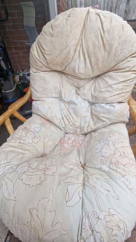 Photo of free Wicker swivel chair (Alverthorpe WF2) #3
