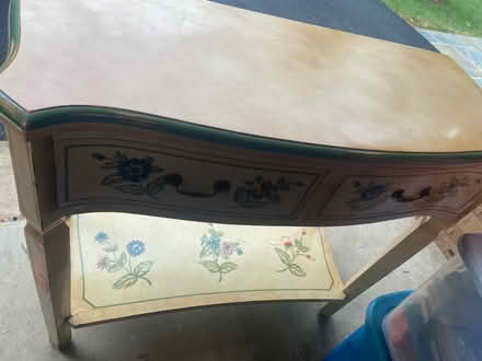Photo of free beautiful flower shelf/desk (20165) #1