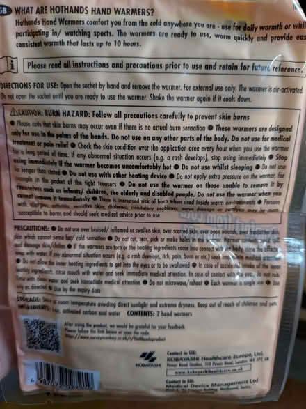Photo of free Hand warmers (Manchester M19) #2