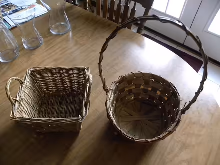 Photo of free Wicker and metal baskets (Troy) #3