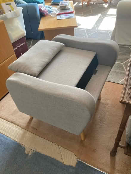 Photo of free Light grey Armchair (Westbourne Park W11) #3