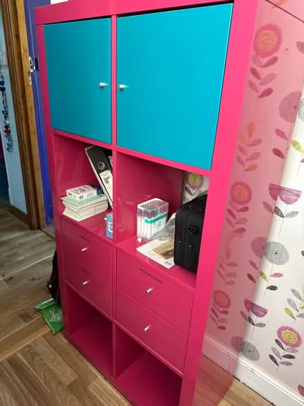 Photo of free 2 pink kallax units (Sanderstead) #1