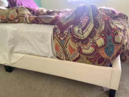 Photo of free beautiful white bedframe (20165) #3
