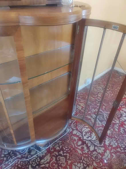 Photo of free Glass cabinet (Coates) #4