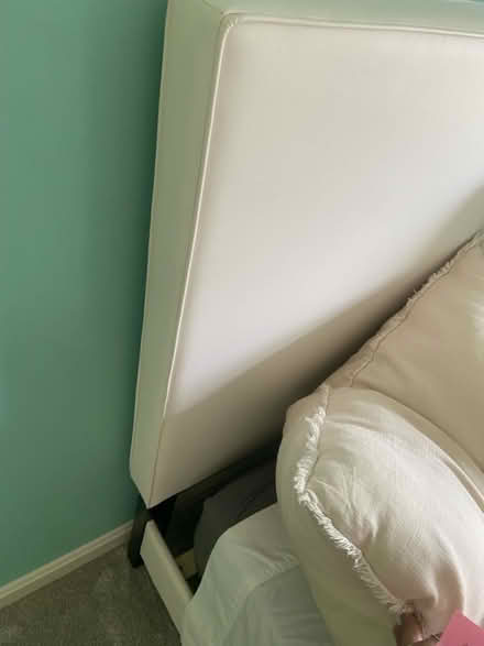 Photo of free beautiful white bedframe (20165) #2