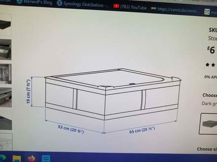 Photo of free Ikea Skubb storage case (South Bermondsey SE16) #1
