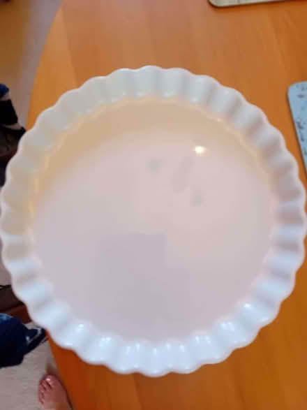 Photo of free White IKEA flan dish (Hove Station area BN3) #2