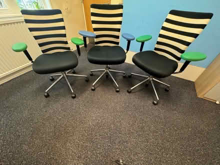 Photo of free Three office chairs (Tooting SW17) #1