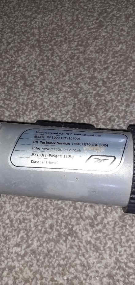 Photo of free Exercise bike - Reebok (Llandegley LD1) #4
