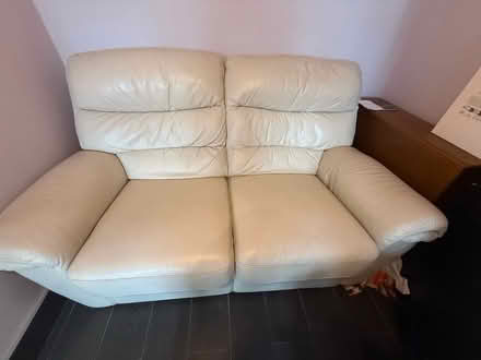 Photo of free Two man recliner leather sofa (Fk82lt) #1