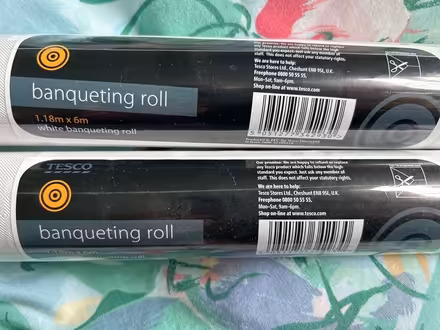 Photo of free Two rolls of ‘banqueting roll’ (EH14 Juniper Green) #1