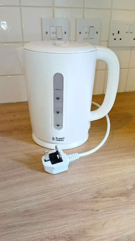 Photo of free Russell Hobbs white kettle (Benhall GL51) #1