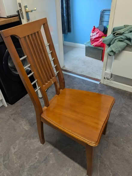 Photo of free 4 dining chairs (Threlkeld) #3