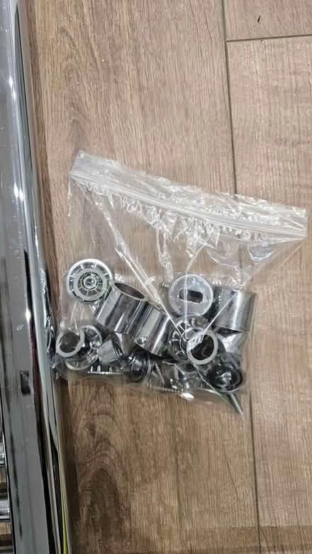 Photo of free Chrome towel rail (Wigmore, Gillingham) #2