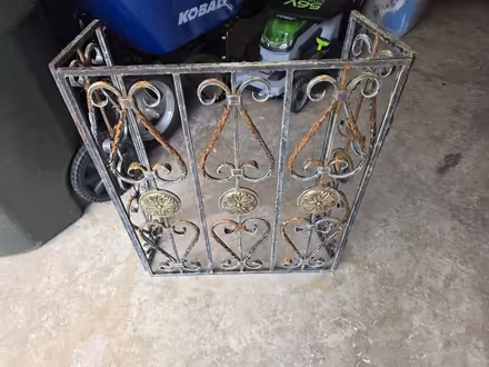 Photo of free Wrought iron fireplace/pit gate (Haymarket Va) #1