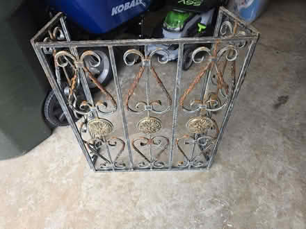 Photo of free Wrought iron fireplace/pit gate (Haymarket Va) #1