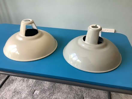 Photo of free Two metal lampshades (Chorley SK9) #1