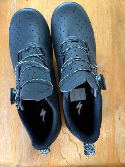 Photo of free NEW. UNWORN. Cycling Specialized clip on shoes. UK 6.5 (Porthill SY3) #1