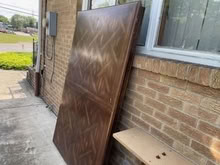 Photo of free Large dining table & chairs (Lackawanna, off of Abbott road) #1