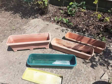Photo of free Rectangular Plastic Pots (Lampton TW3) #1