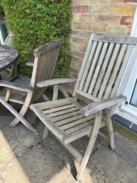 Photo of free Garden table and 6 chairs (Great Shelford CB22) #2