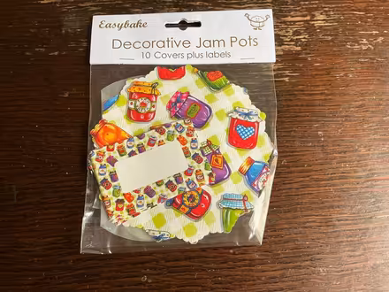 Photo of free Decorative jam pot covers (Walkley S6) #1