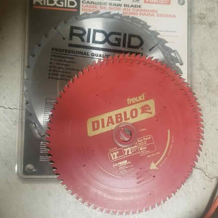 Photo of free Mitre saw blades (West Oakville) #1