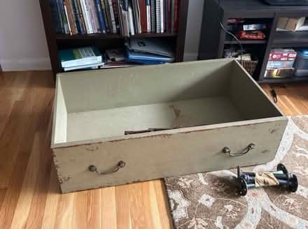 Photo of free Big wooden drawer (Allston) #1