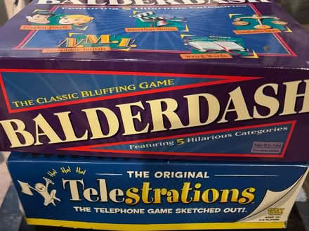 Photo of free Telestrations & Balderdash brdgames (Prospect Park, NJ) #1