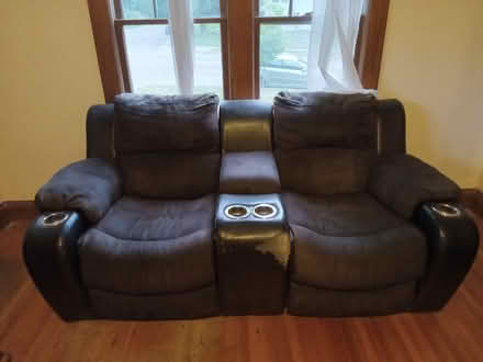Photo of free Move-style sofa with drink holders (Macalester Groveland) #1