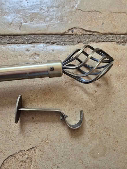 Photo of free Brass- effect curtain rail (Burwell OX28) #2