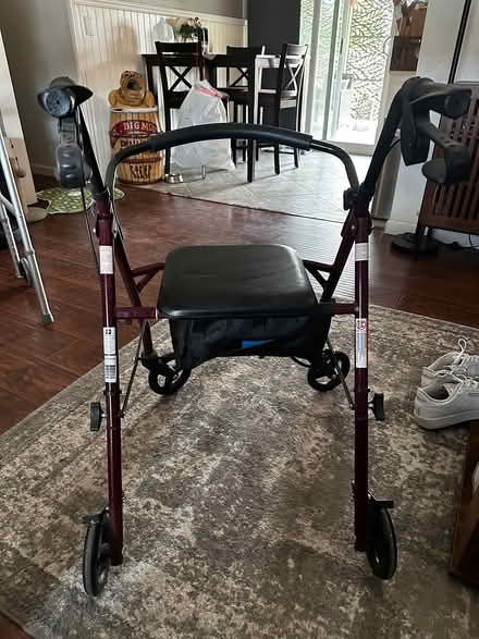 Photo of free walker with storage seat (West Hemet) #1