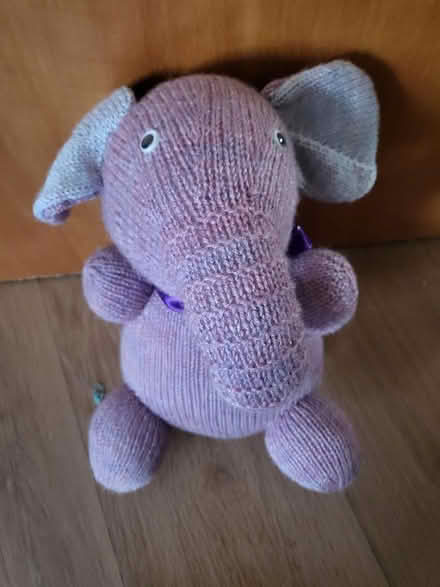 Photo of free Knitted elephant cuddly (Old Town SG1) #1