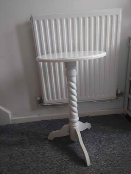 Photo of free Small round side table (Rushden) #1