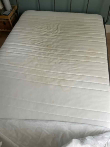 Photo of free IKEA Neiden double bed & mattress (NW10) #2